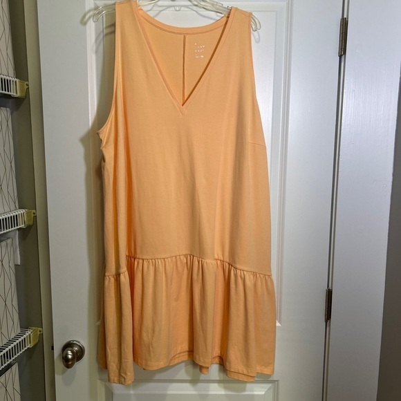 a new day Dresses & Skirts - Peach Sleeveless V-Neck Dress